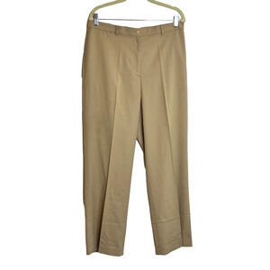 Judith Hart Womens Dress Pants Size 12S Beige Pockets Stretch Career Trousers